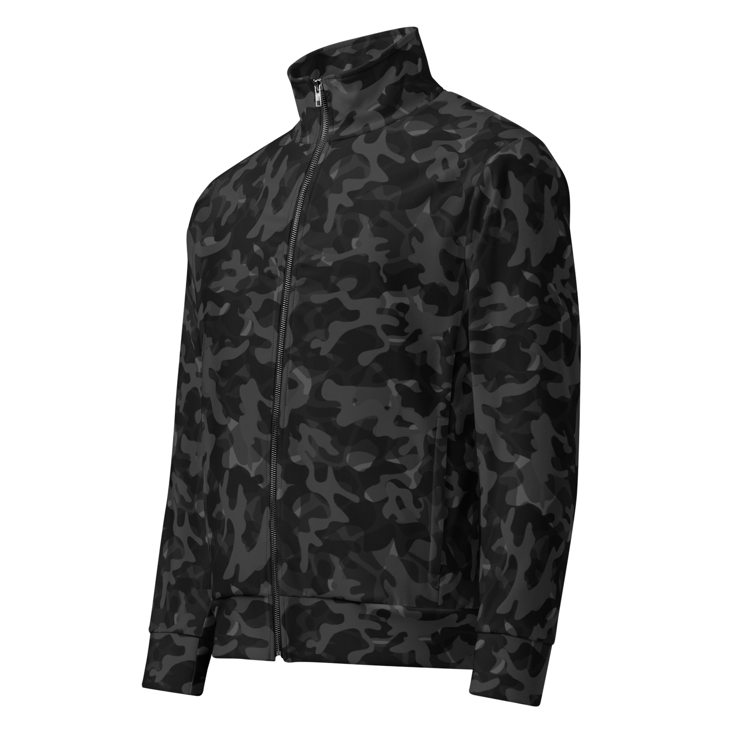 BLACK CAMO FUSION STEALTH TRACK JACKET